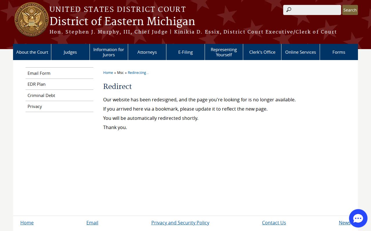 Isabella County court docket federal Northern Division rule